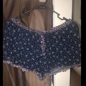 Floral Cloth Shorts